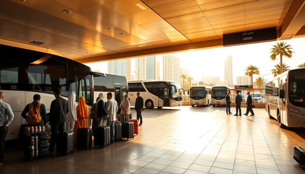 Bus rental & airport transfer service near Al-Futah in Riyadh