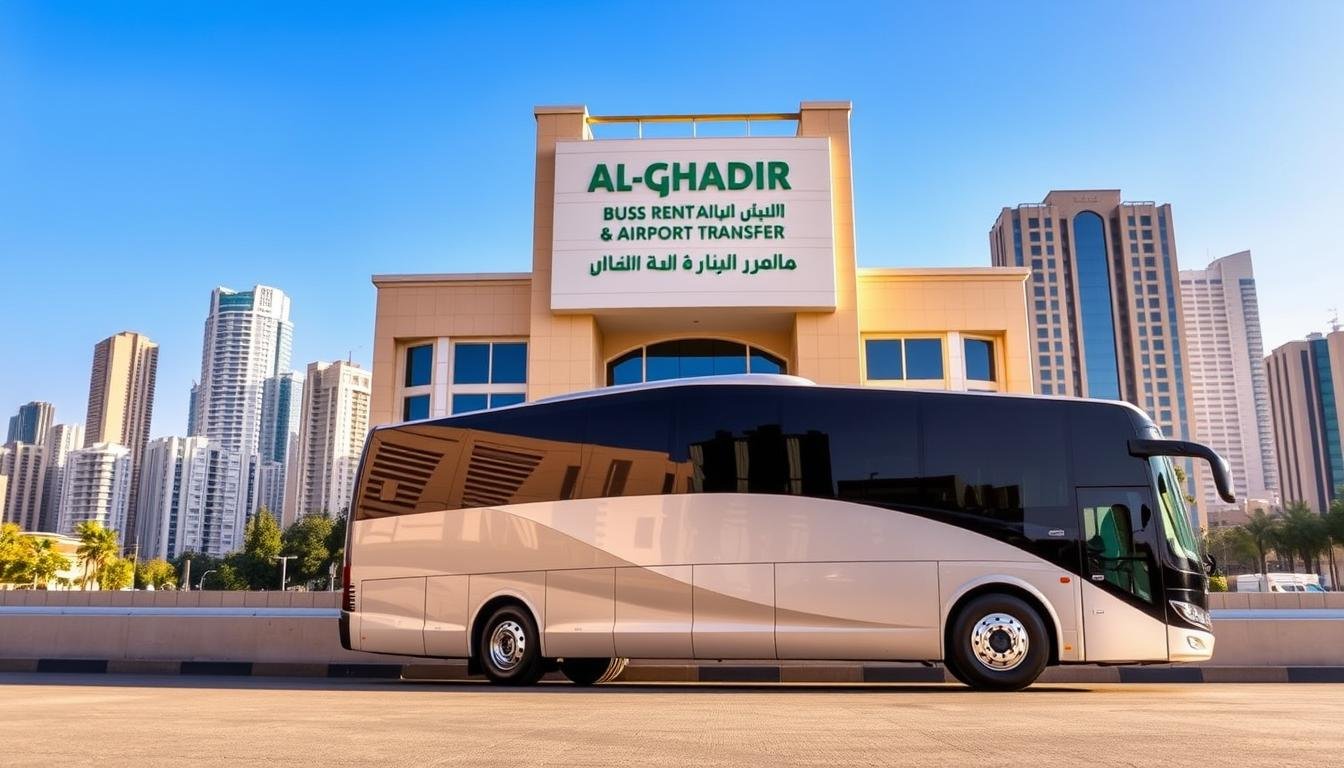 Bus rental & airport transfer service near Al-Ghadir in Riyadh