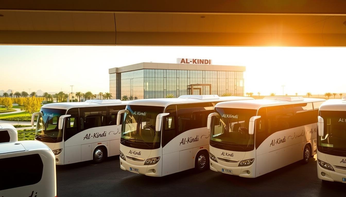 Bus rental & airport transfer service near Al-Kindi in Riyadh