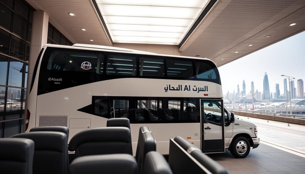 Bus rental & airport transfer service near Al-Masif in Riyadh