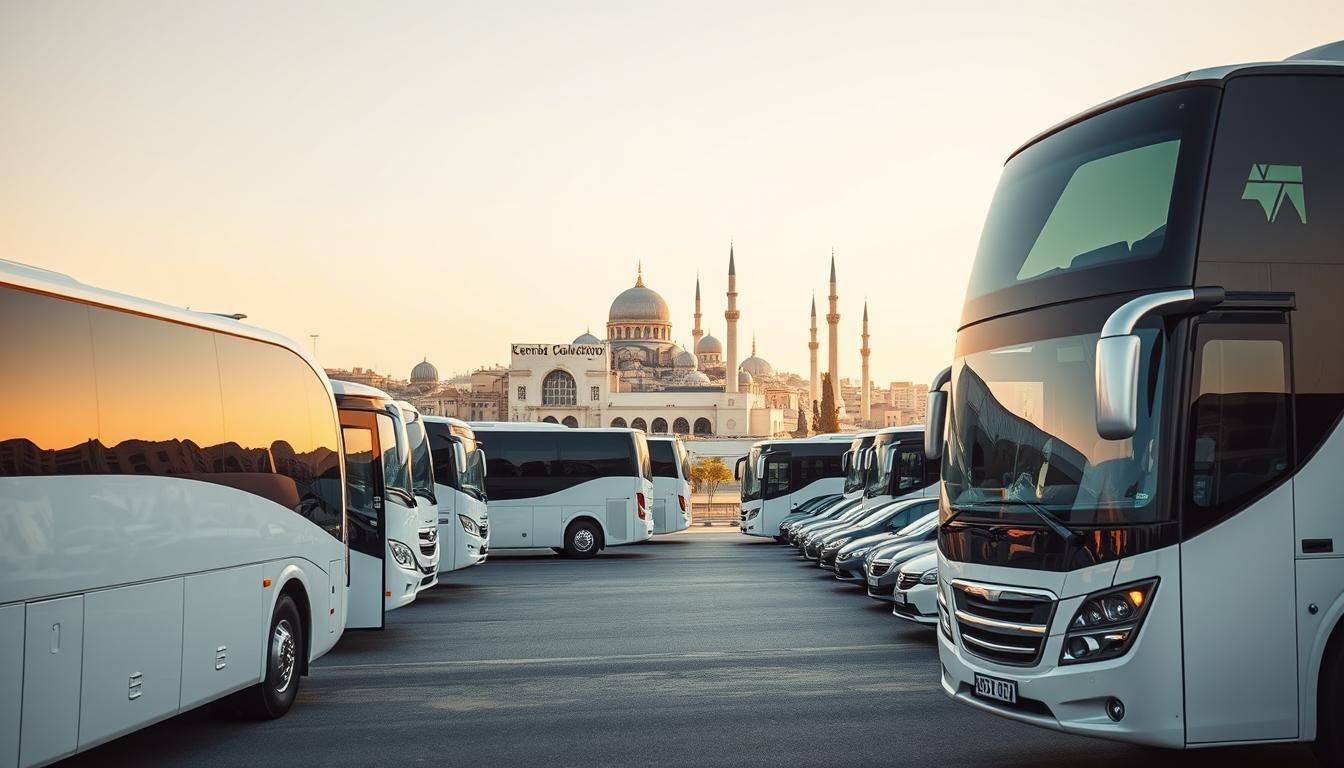 Bus rental & airport transfer service near Al-Quds in Riyadh