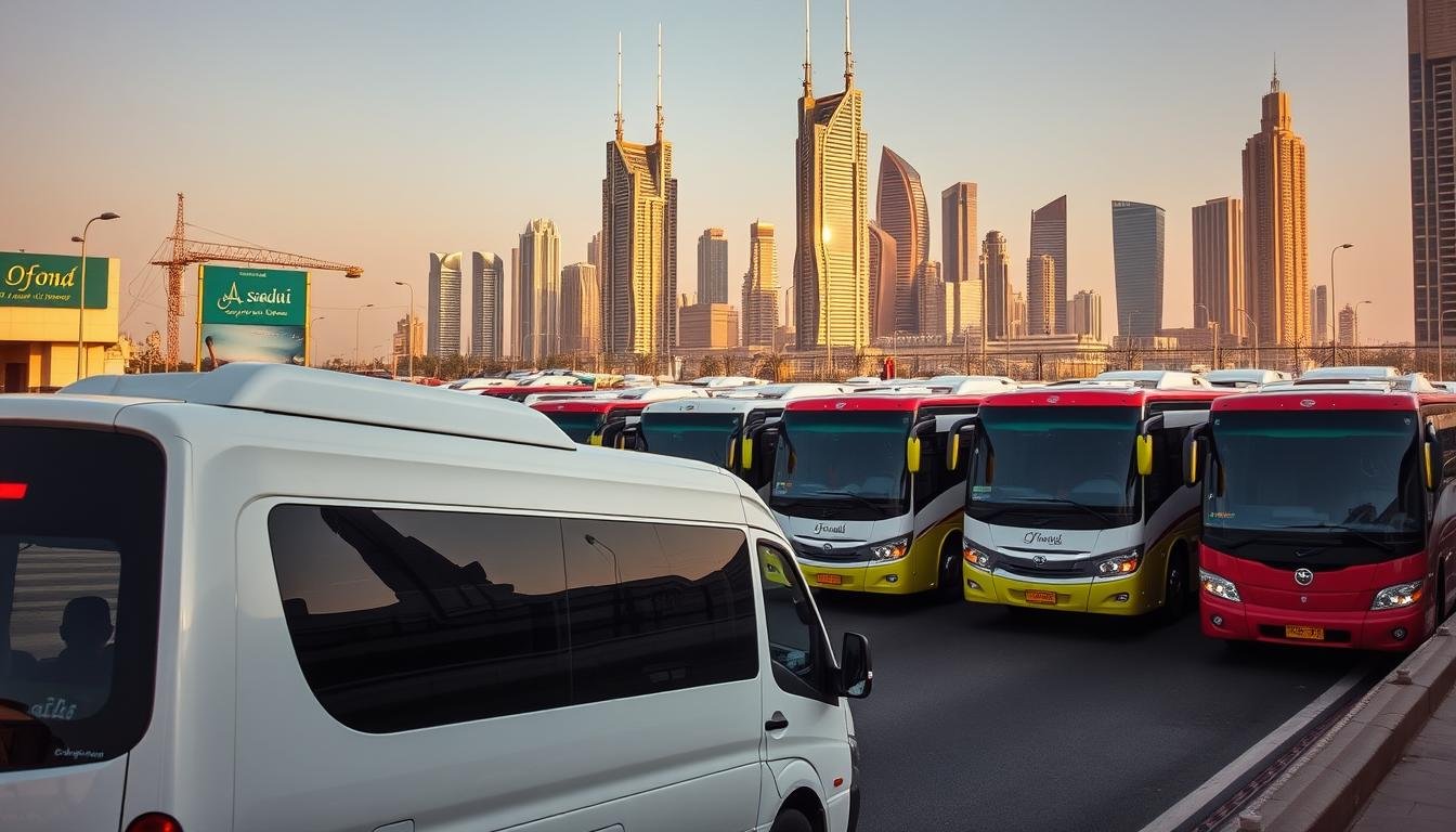Bus rental & airport transfer service near Al-Raed in Riyadh