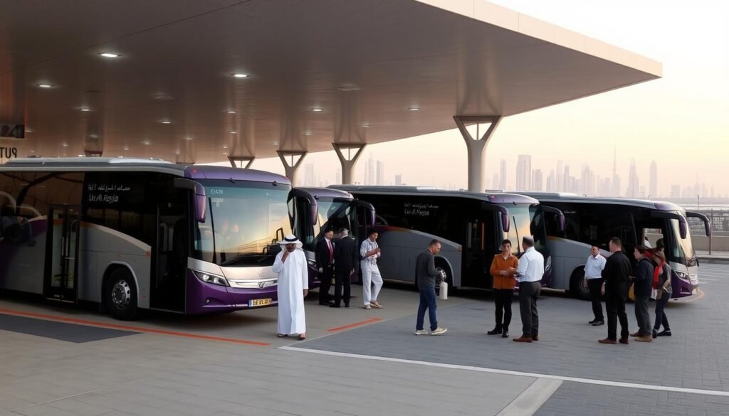 Bus rental & airport transfer service near Al-Urayja in Riyadh