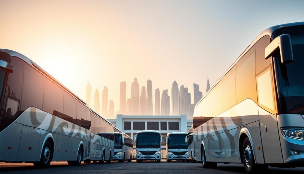 Bus rental & airport transfer service near Al‑Aziziya in Jeddah