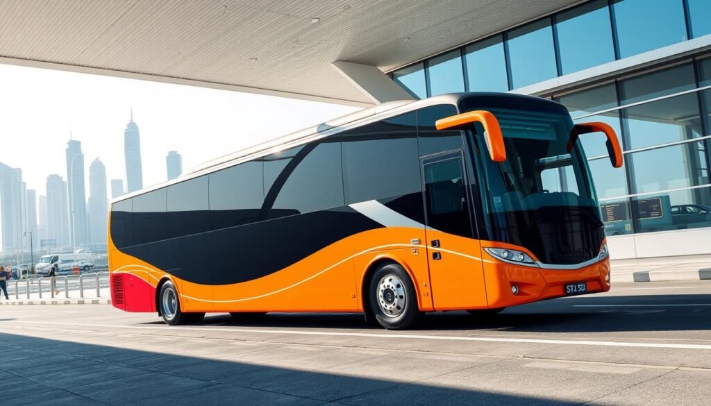 Bus rental & airport transfer service near Al‑Marwah in Jeddah