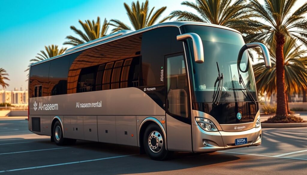 Bus rental & airport transfer service near Al‑Naseem in Jeddah