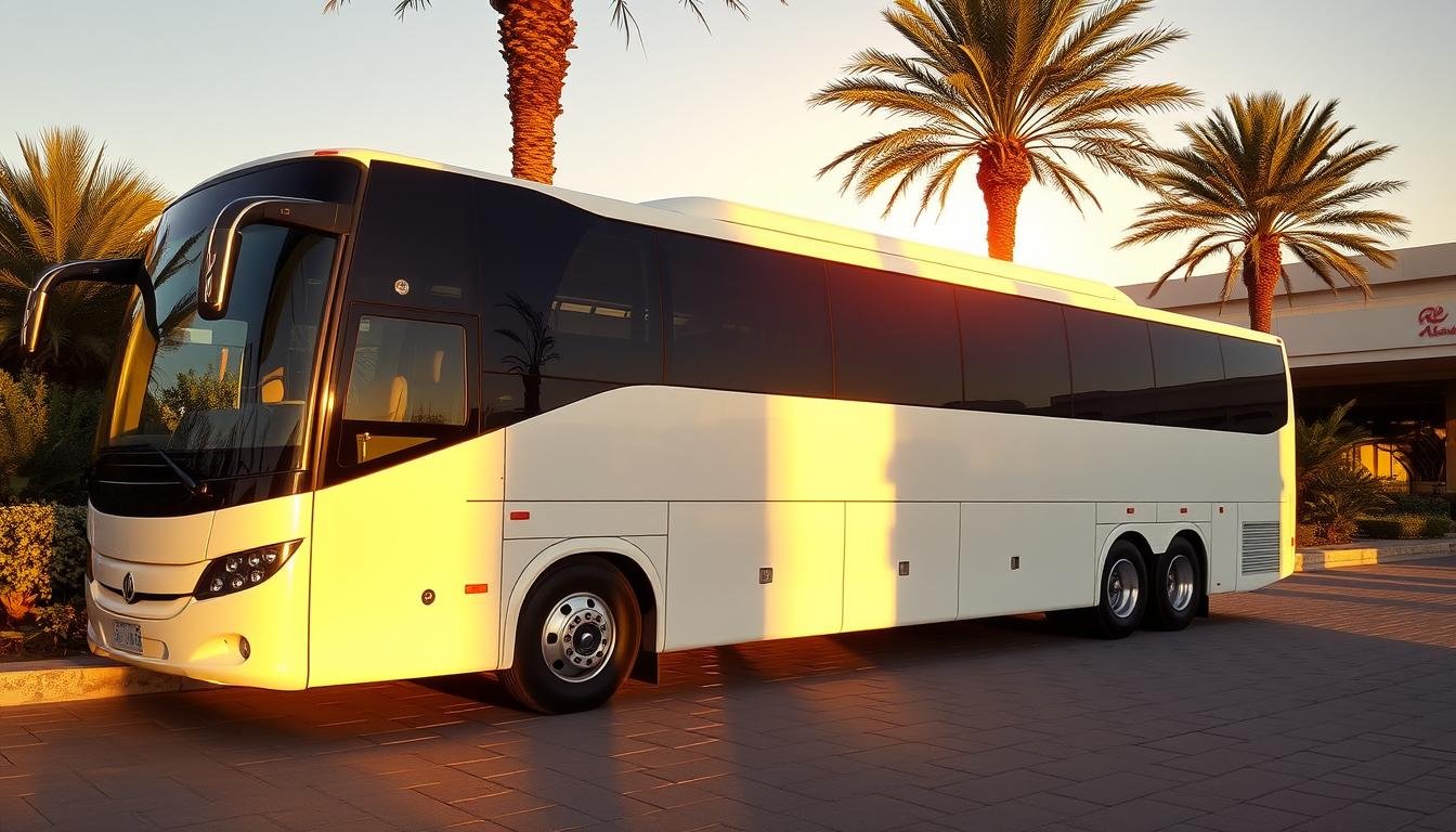 Bus rental & airport transfer service near Al‑Safa in Jeddah