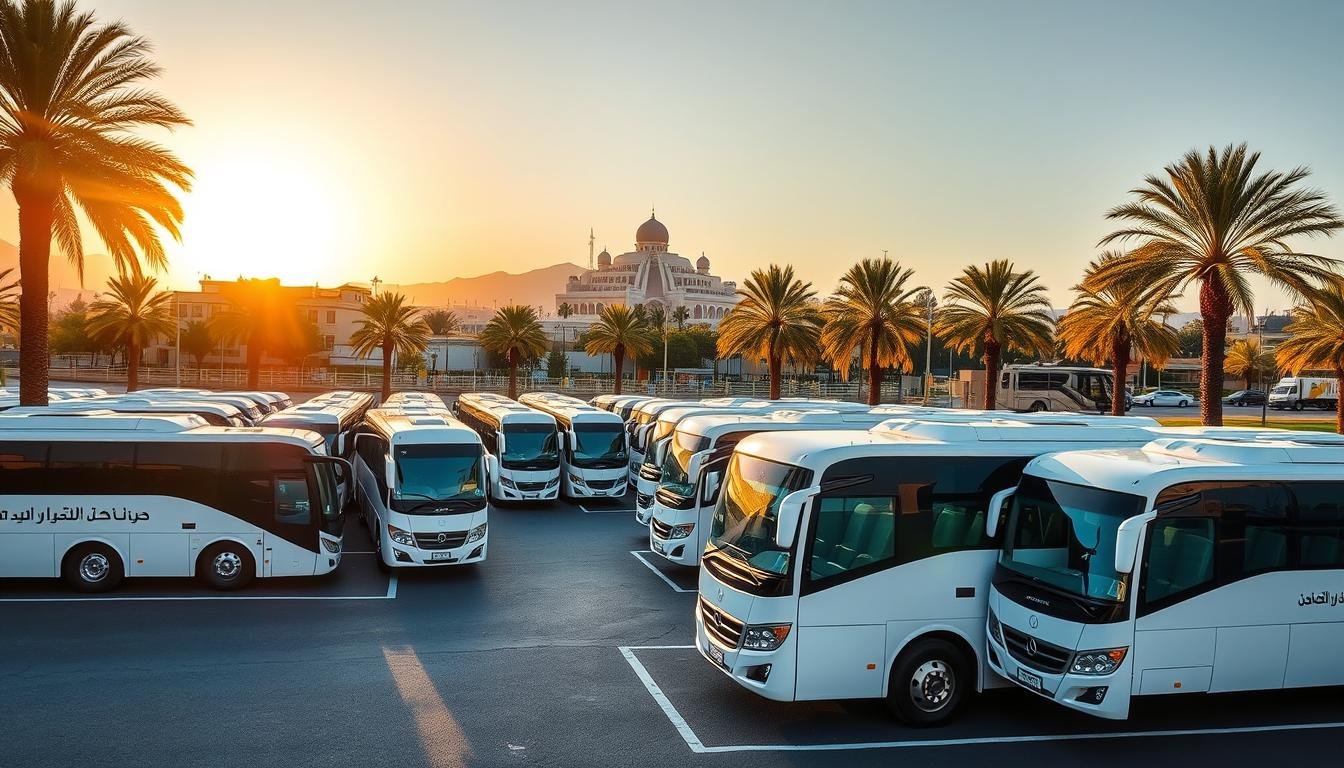 Bus rental & airport transfer service near Al‑Waziriyah in Jeddah