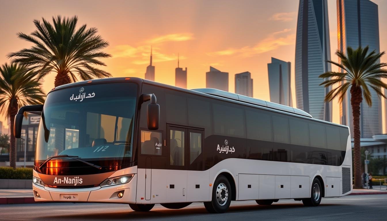 Bus rental & airport transfer service near An-Narjis in Riyadh