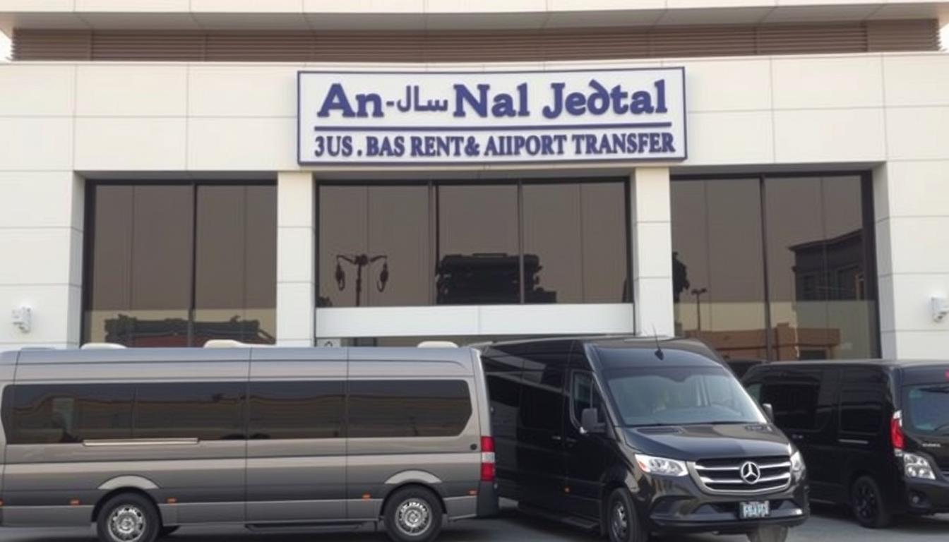 Bus rental & airport transfer service near An‑Naeem in Jeddah