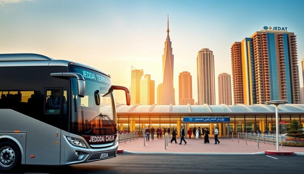 Bus rental & airport transfer service near Ar‑Rawdhah in Jeddah