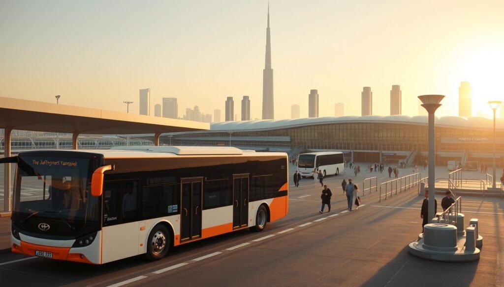 Bus rental & airport transfer service near As‑Salamah in Jeddah