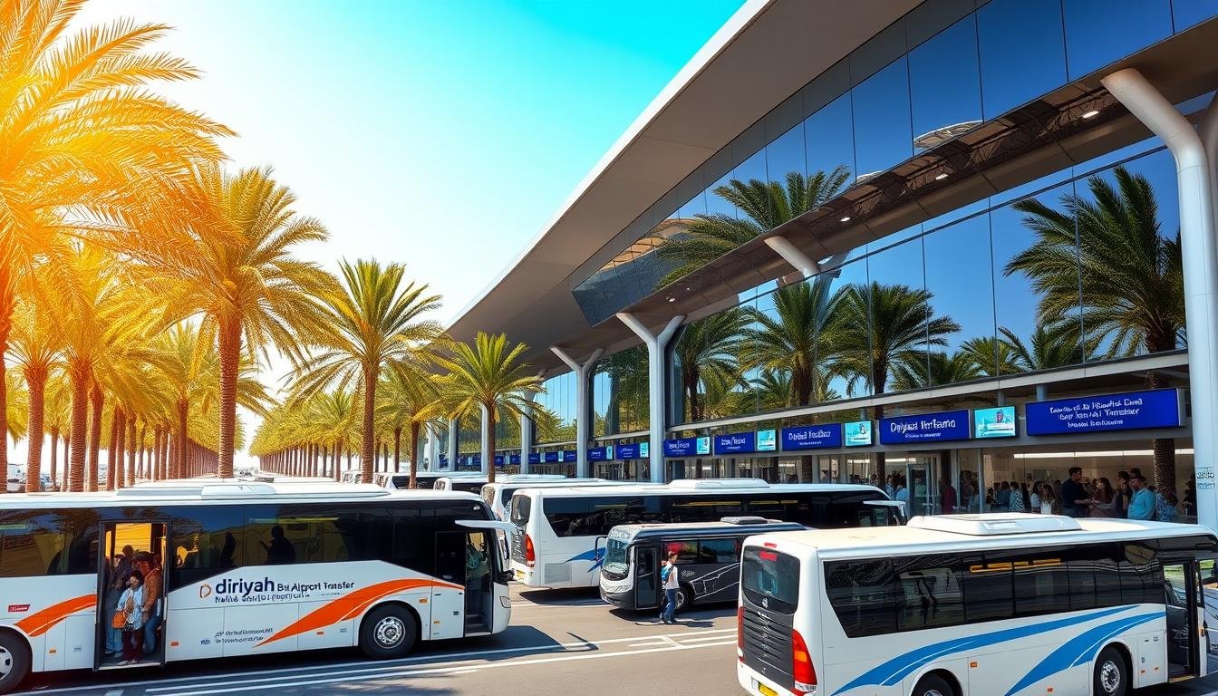 Bus rental & airport transfer service near Diriyah in Riyadh
